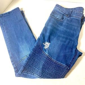 American Rag Slim Fit Moto Jeans 36W/33L Slim Fit